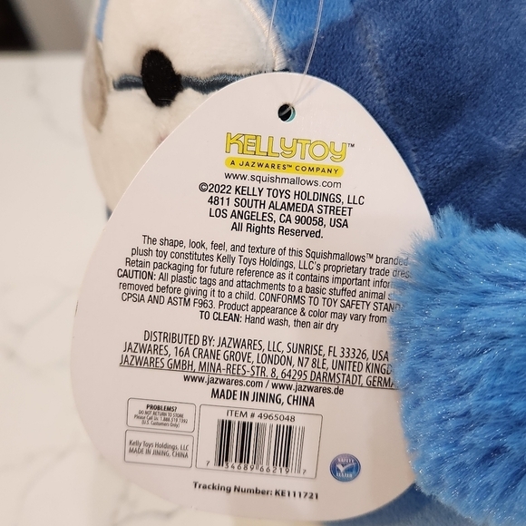 Squishmallows 7.5" Bluebird-New-2022 (Babs) - Picture 6 of 7